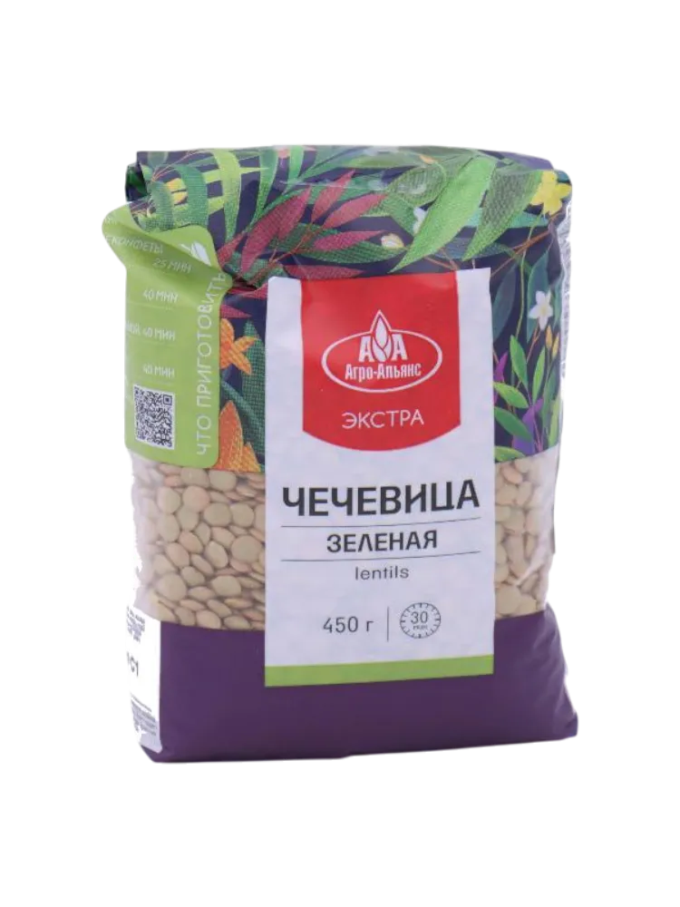 КРУПА АГРО-АЛЬЯНС 450Г ЧЕЧЕВИЦА ЭЛИТНАЯ