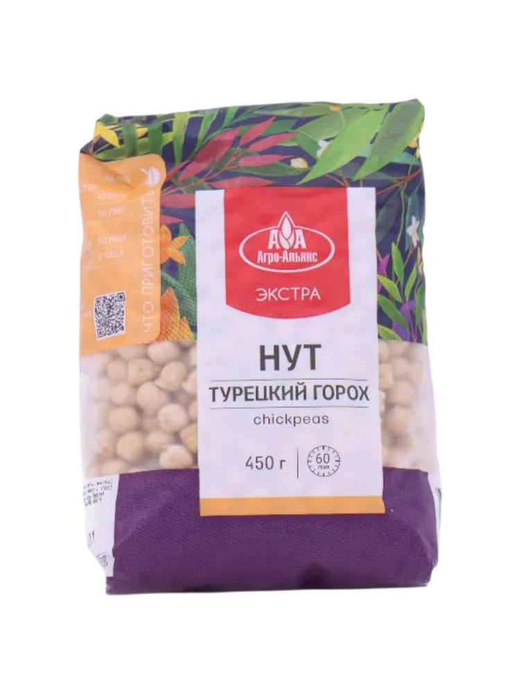 КРУПА АГРО-АЛЬЯНС 450Г НУТ
