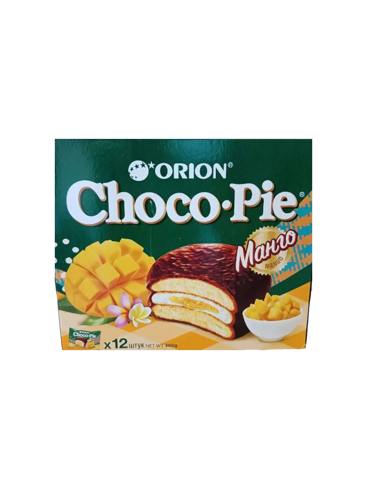 ПИРОЖЕНОЕ ORION CHOCO-PIE MANGO 360Г