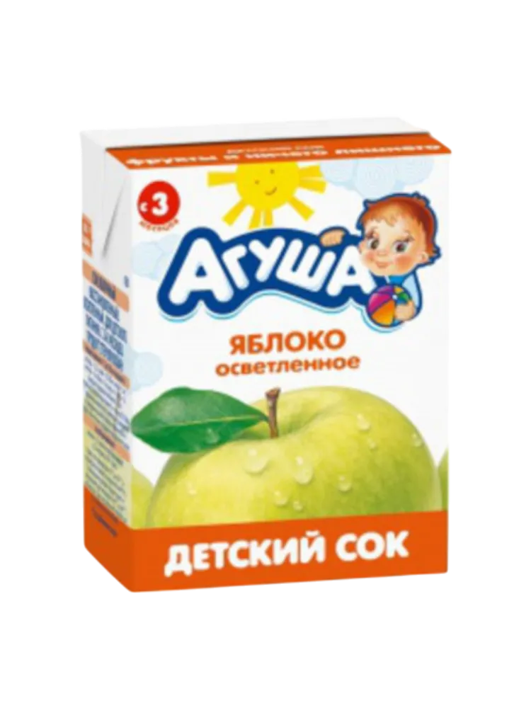 СОК АГУША 200МЛ ЯБЛОКО ОСВЕТ
