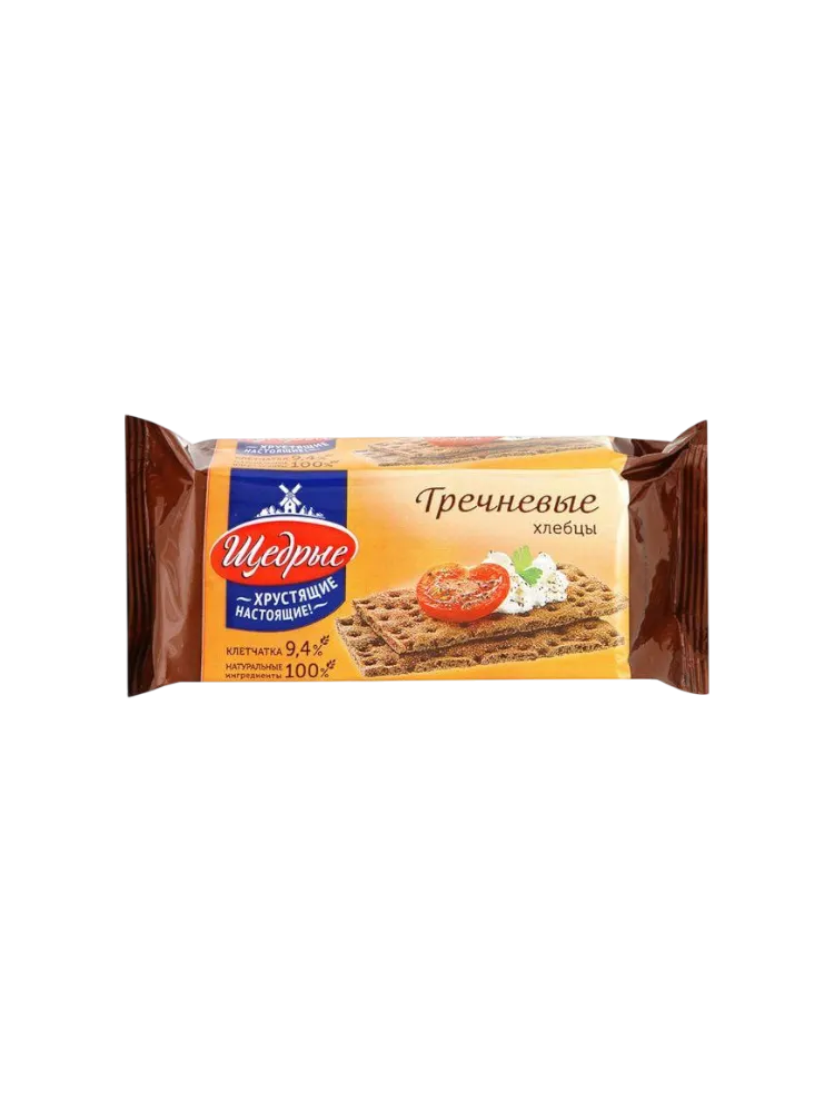 ХЛЕБЦЫ ЩЕДРЫЕ 100Г ГРЕЧНЕВЫЕ