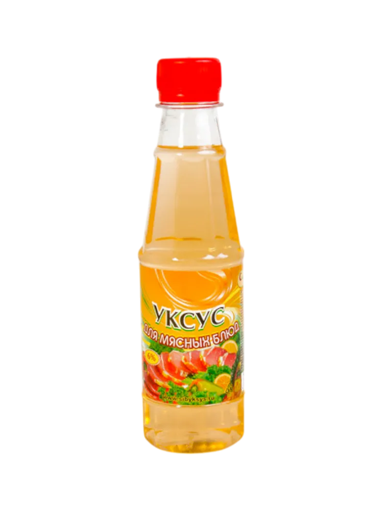 УКСУС СИБИРСКИЙ 6% 250МЛ Д/МЯСНЫХ БЛЮД 