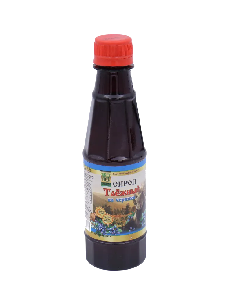 СИРОП ТАЕЖНЫЙ 330Г ЧЕРНИКА