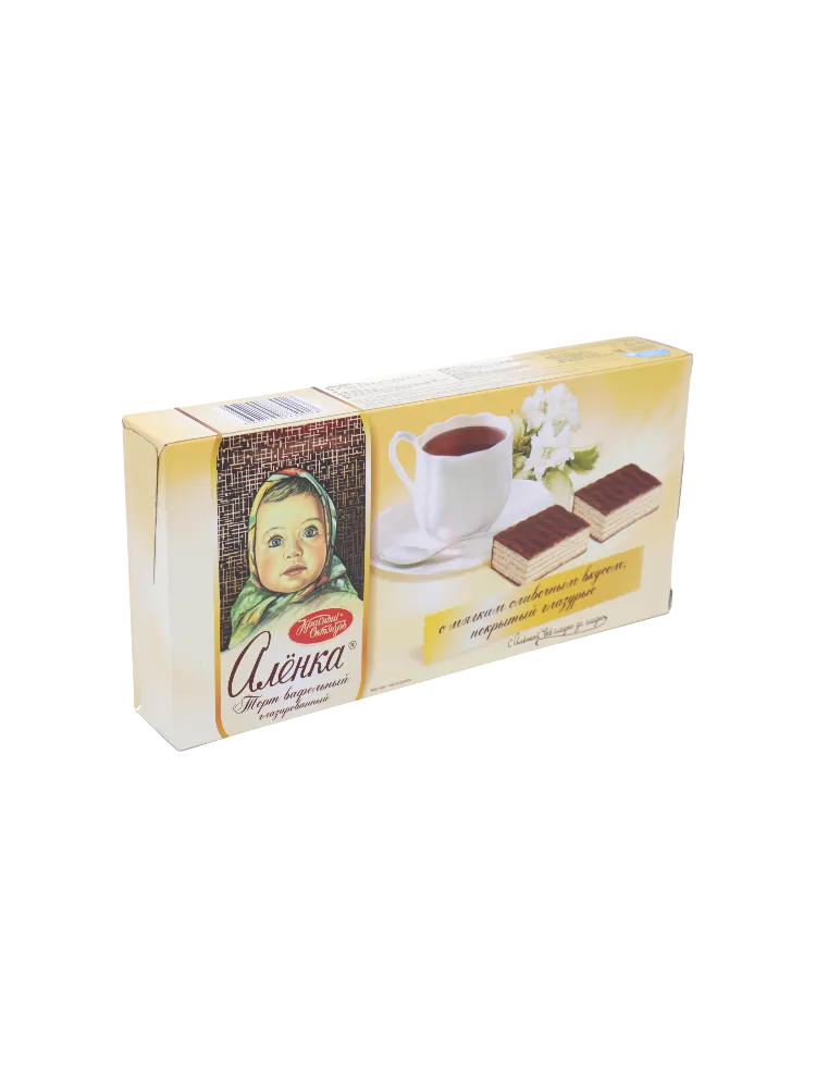 ТОРТ ВАФЕЛЬНЫЙ 250Г АЛЕНКА  С МЯГКИМ СЛИВОЧНЫМ ВКУСОМ  