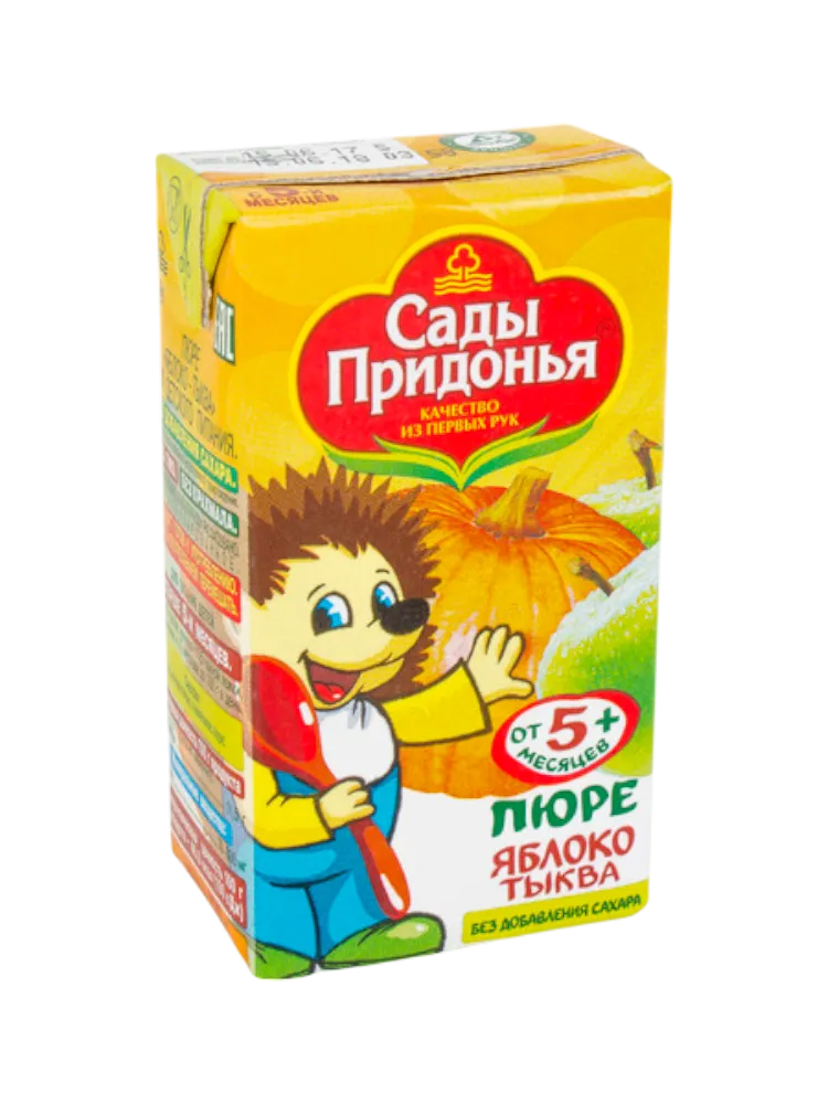 ПЮРЕ САДЫ ПРИДОНЬЯ 125МЛ ЯБЛОКО/ТЫКВА