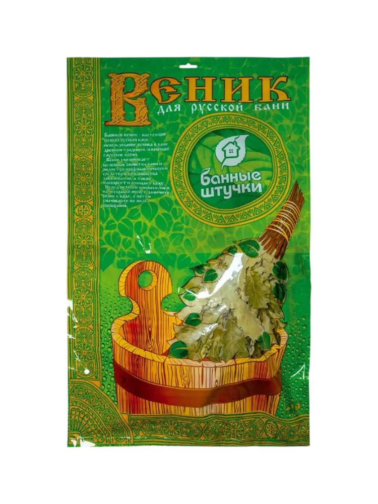 ВЕНИК БАННЫЕ ШТУЧКИ ДУБОВЫЙ С КРАПИВОЙ