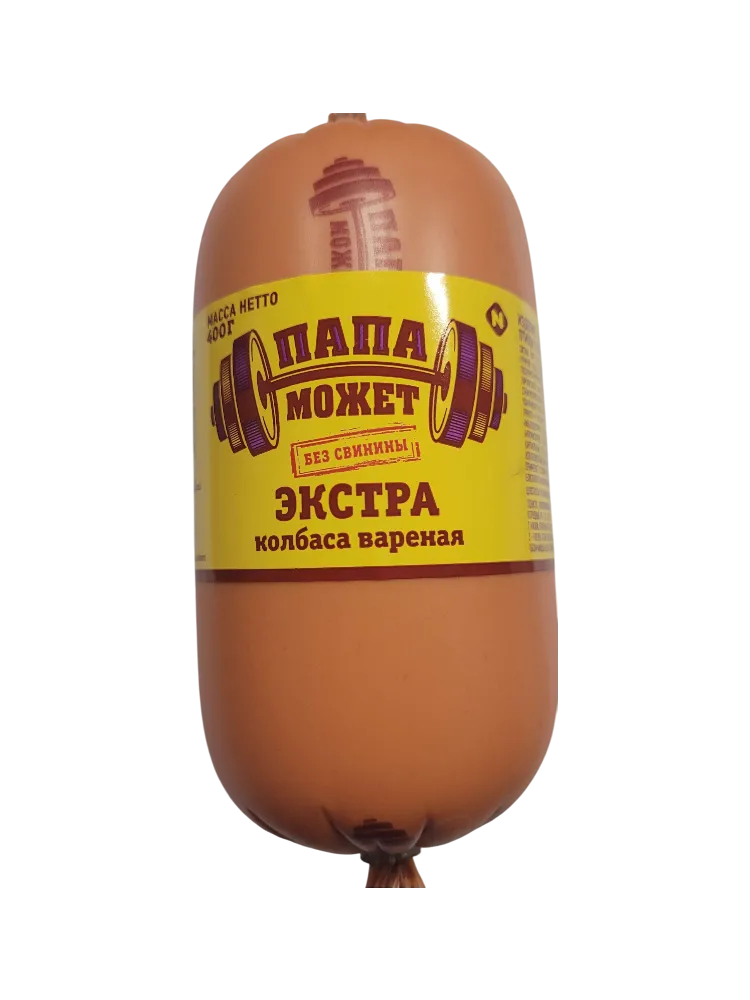 ОСТАНКИНО ЭКСТРА ПАПА МОЖЕТ 400Г П/О Б/СВИНИНЫ ВАР
