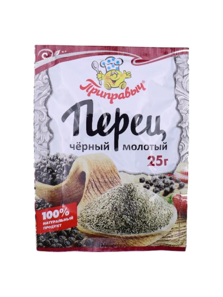 ПРИПРАВА ПРИПРАВЫЧ 25Г ПЕРЕЦ ЧЕРНЫЙ МОЛОТЫЙ