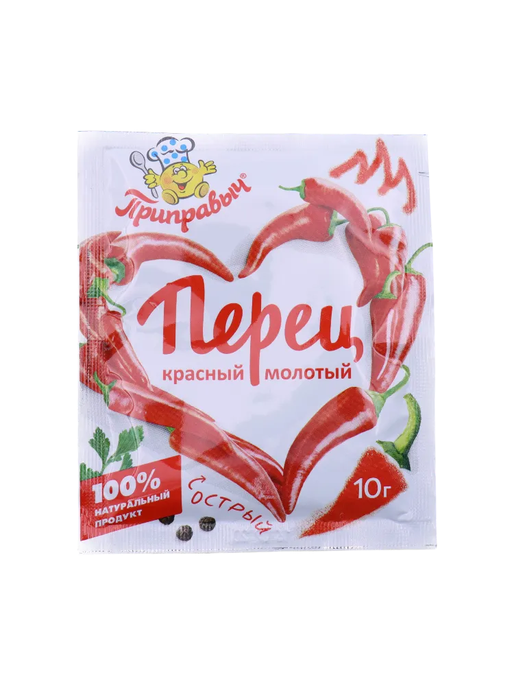 ПРИПРАВА ПРИПРАВЫЧ 10Г ПЕРЕЦ КРАСНЫЙ МОЛОТЫЙ 