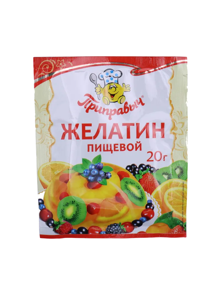 ПРИПРАВА ПРИПРАВЫЧ 20Г ЖЕЛАТИН ПИЩЕВОЙ