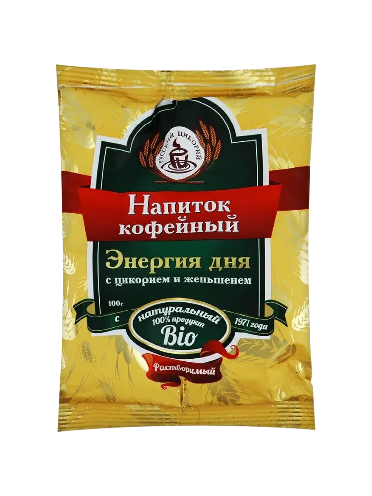 ЦИКОРИЙ РУССКИЙ НАПИТОК КОФЕЙНЫЙ 100Г ЭНЕРГИЯ ДНЯ