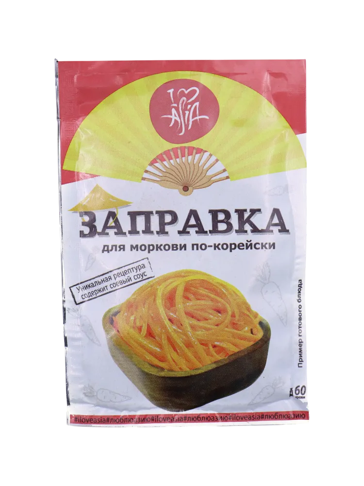 ЗАПРАВКА КОРЕЙСКАЯ I LOVE ASIA 60Г Д/МОРКОВИ 