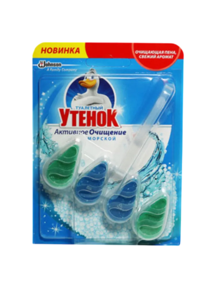 СР-ВО УТЁНОК Д/ТУАЛЕТА СТИКЕР ЧИСТОТЫ МОРСКОЙ