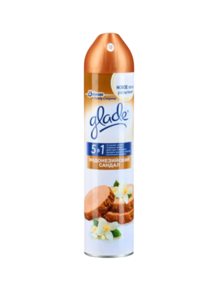 ОСВЕЖИТЕЛЬ GLADE 300МЛ ИНДОНЕЗИЙСКИЙ САНДАЛ 5В1