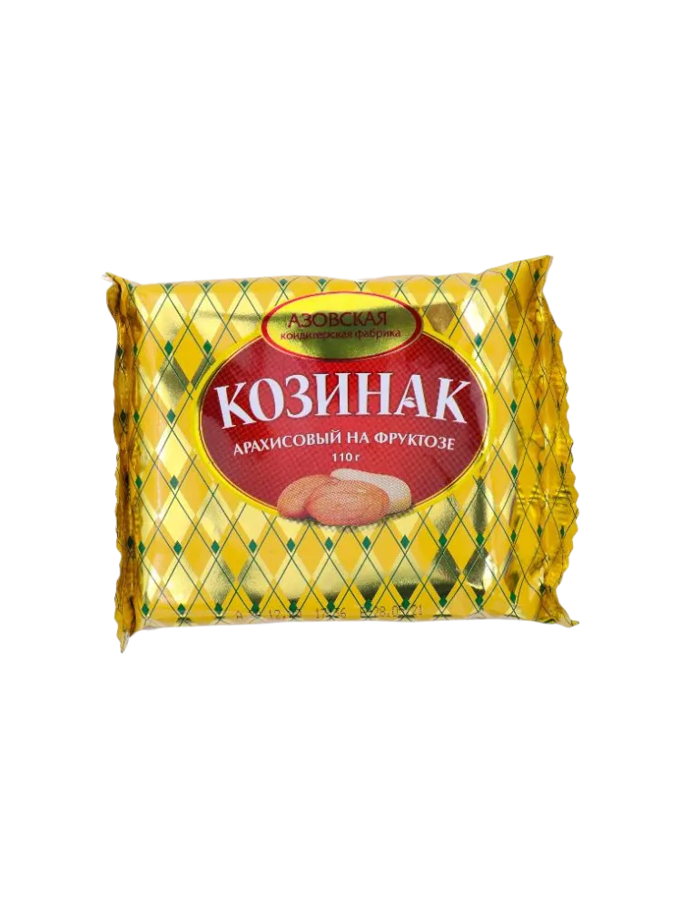 КОЗИНАКИ АЗОВ 110Г АРАХИСОВЫЙ НА ФРУКТОЗЕ