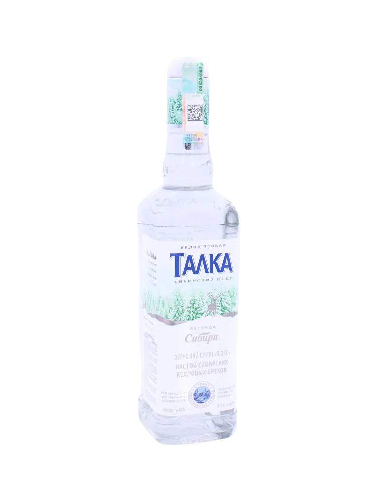 ВОДКА ТАЛКА 0.7Л СИБИРСКИЙ КЕДР - фото 1