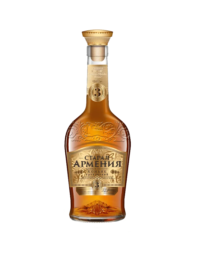 КОНЬЯК СТАРАЯ АРМЕНИЯ 3* 0.5Л - фото 1