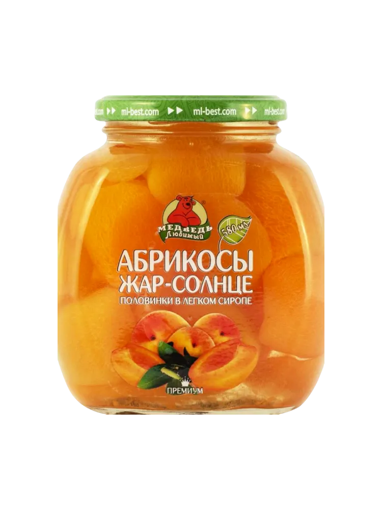 АБРИКОС МЕДВЕДЬ ЛЮБИМЫЙ 580Г С/Б