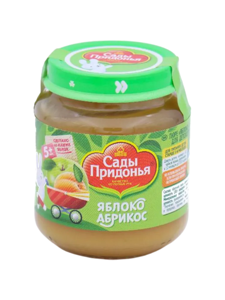 ПЮРЕ САДЫ ПРИДОНЬЯ 120МЛ ЯБЛОКО/АБРИКОС
