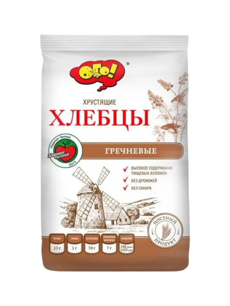 ХЛЕБЦЫ ОГО 75Г ГРЕЧНЕВЫЕ
