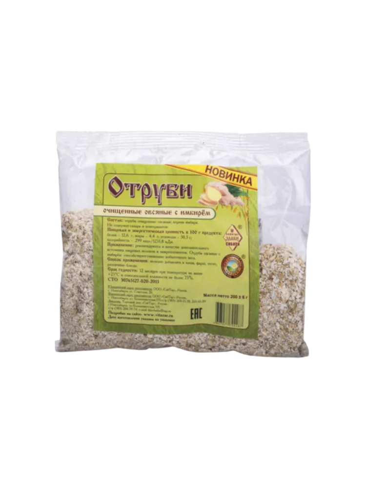 ОТРУБИ ОГО 200Г ОВСЯНЫЕ