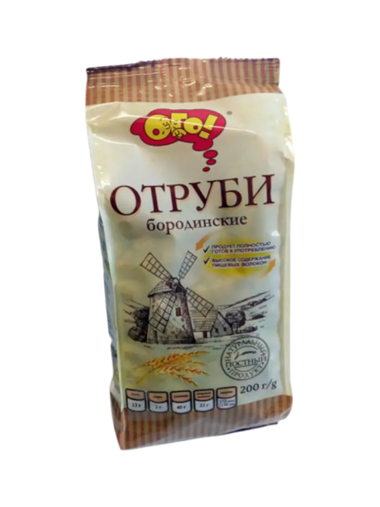 ОТРУБИ ОГО 200Г БОРОДИНСКИЕ
