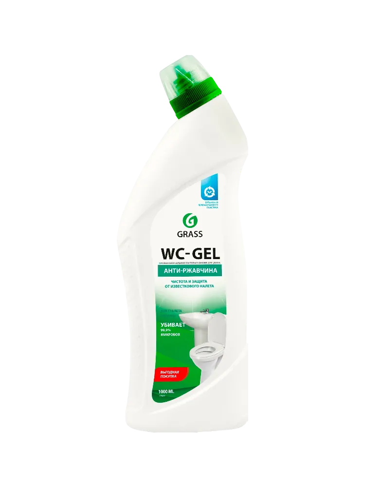 СР-ВО Д/ДЕЗИНФ GRASS WC GEL АНТИ-РЖАВЧИНА 1000МЛ - фото 1