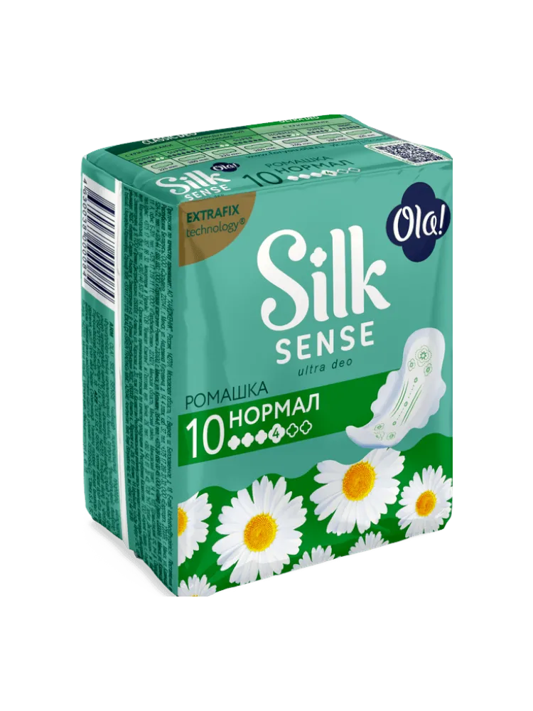 ПРОКЛАДКИ OLA! SILK SENSE ULTRA NORMAL РОМАШКА 10ШТ