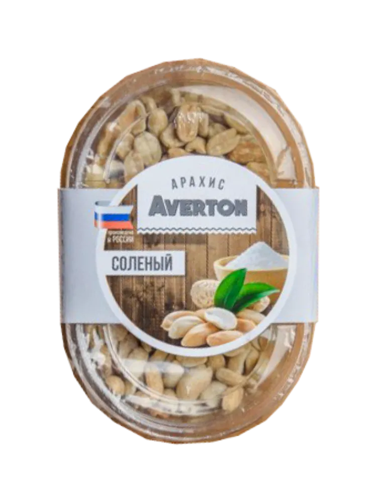 АРАХИС AVERTON 100Г СОЛЕНЫЙ