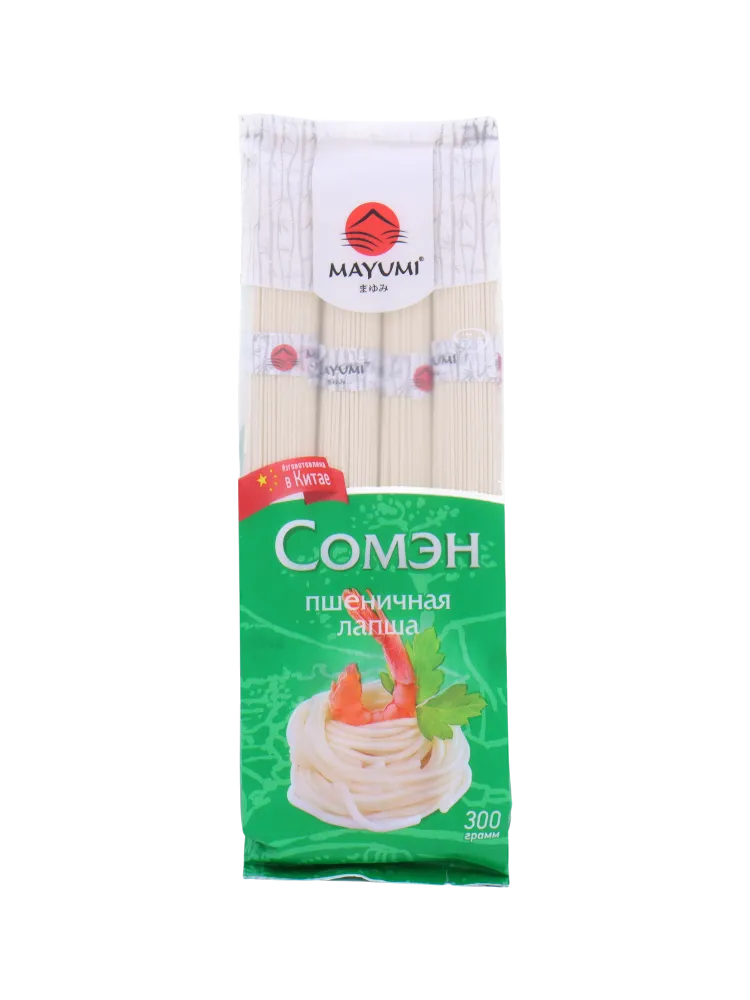 ЛАПША MAYUMI 300Г ПШЕНИЧНАЯ СОМЕН