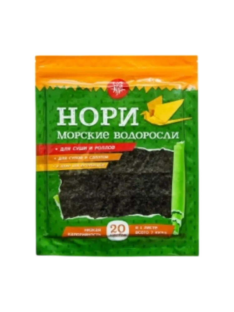 МОРС ВОДОРОСЛИ I LOVE ASIA 14Г НОРИ Д/РОЛЛОВ И СУШИ 5Л ПАКЕТ