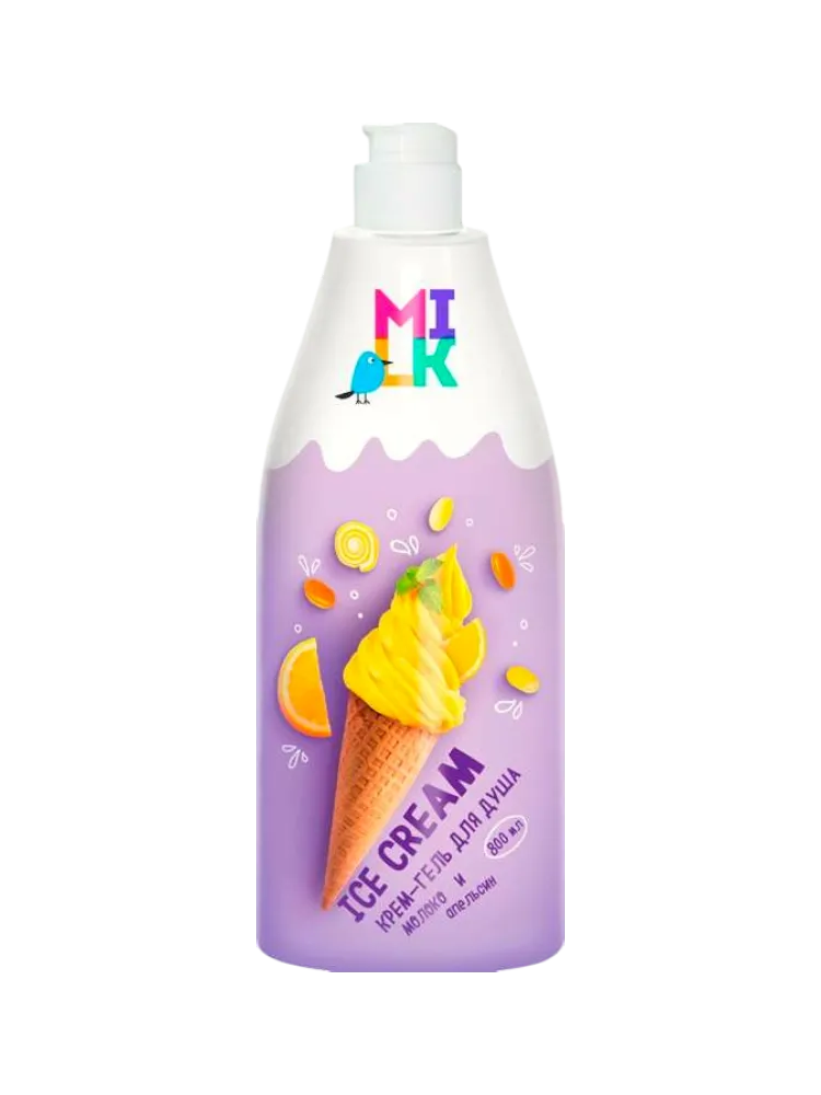 КРЕМ-ГЕЛЬ Д/ДУША MILK МОЛОКО И АПЕЛЬСИН 800МЛ