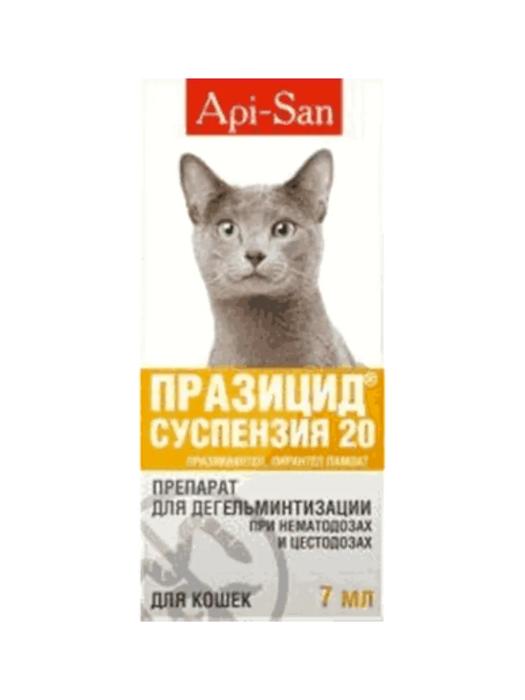 Празицид-сусп. Плюс д/кошек фл. 7мл
