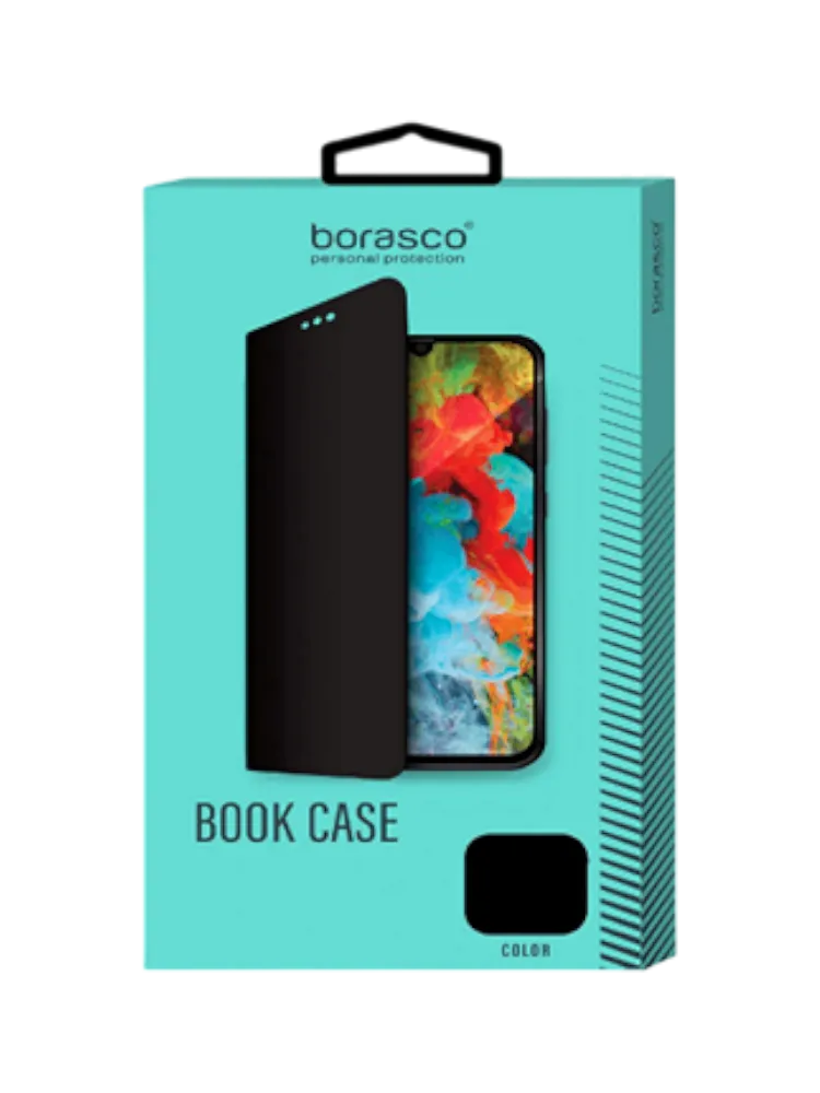 Чехол книжка Borasco Book Case для Honor X7a черный