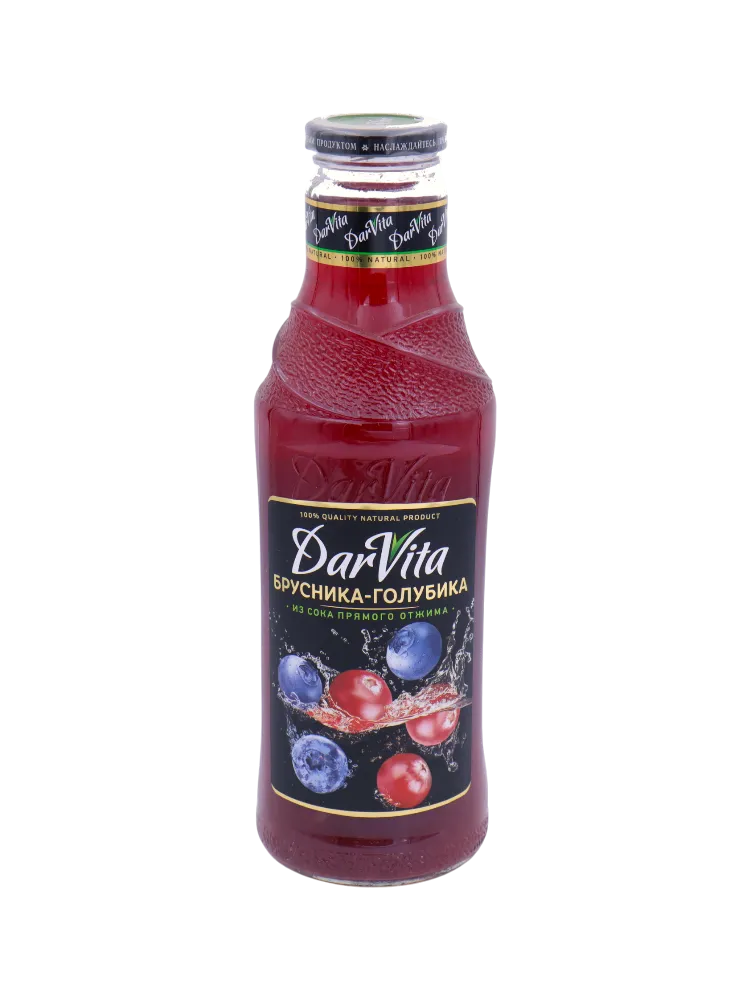 МОРС DARVITA 0.75Л ЯГОДНЫЙ БРУСНИКА/ГОЛУБИКА
