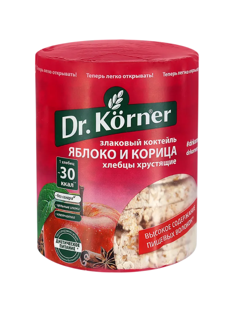 ХЛЕБЦЫ DR KORNER 90Г ЯБЛОКО/КОРИЦА