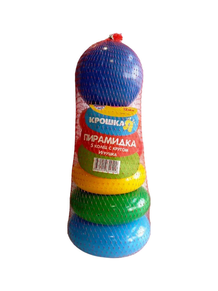 ИГРУШКА ПИРАМИДКА 5 КОЛЕЦ