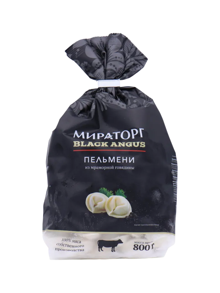 ПЕЛЬМЕНИ МИРАТОРГ 800Г МРАМОРНАЯ ГОВЯДИНА ПАКЕТ