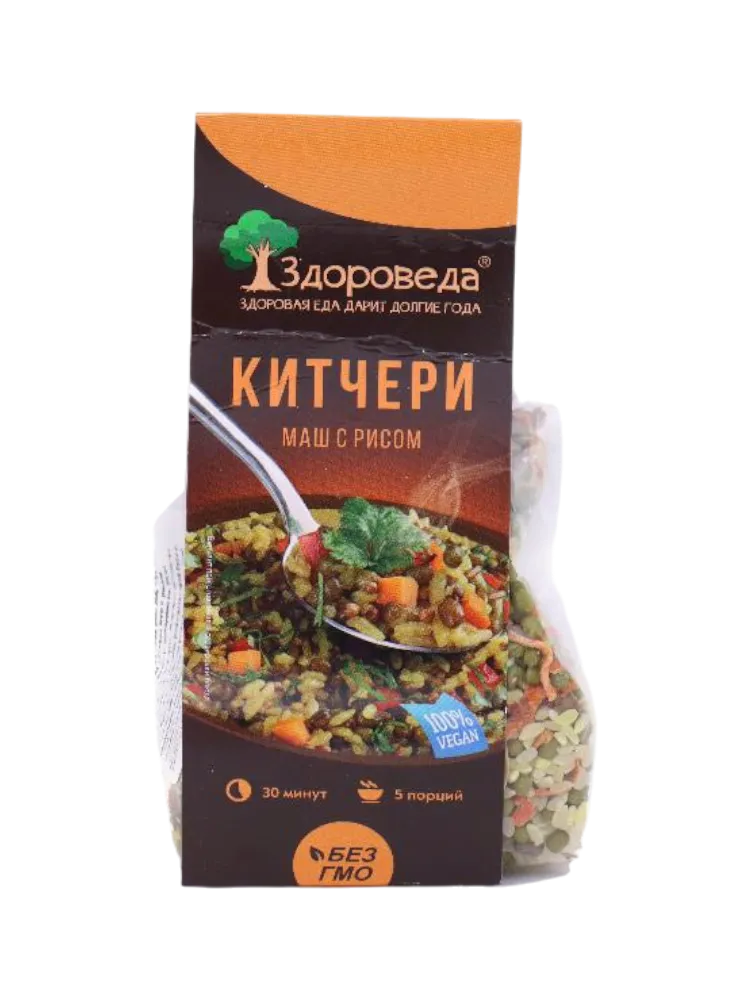 КРУПА ЗДОРОВЕДА 250Г КИТЧЕРИ МАШ С РИСОМ