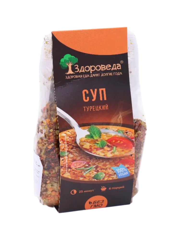 КРУПА ЗДОРОВЕДА 250Г СУП ТУРЕЦКИЙ БУЛГУР/КР ЧЕЧЕВИЦА