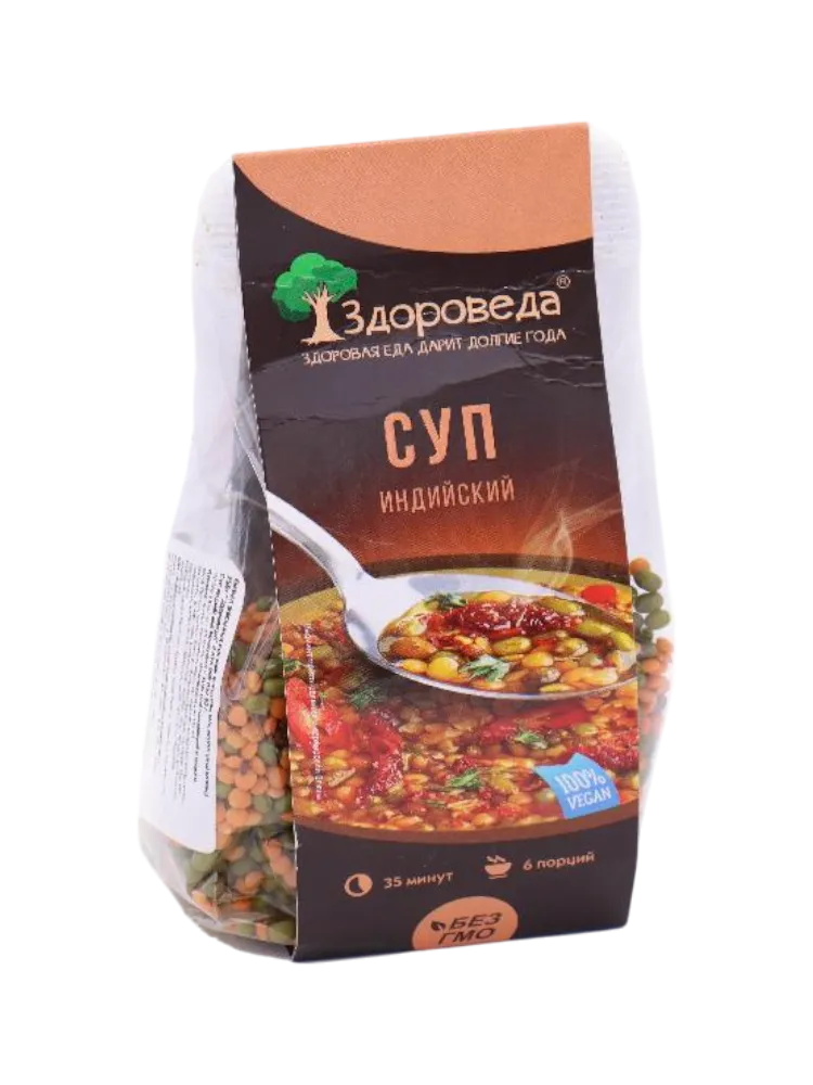 КРУПА ЗДОРОВЕДА 250Г СУП МАСУРДАЛ ИНДИЙСКИЙ КР ЧЕЧЕВИЦА/МАШ