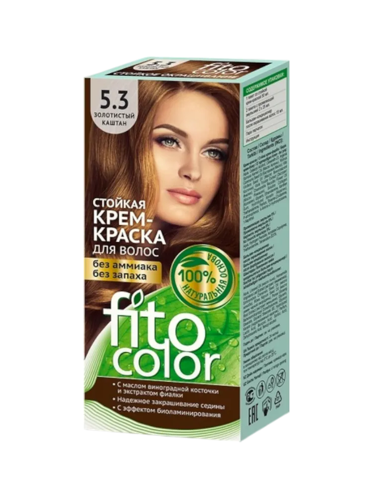 КРАСКА FITO COLOR 5.3 ЗОЛОТИСТЫЙ КАШТАН 