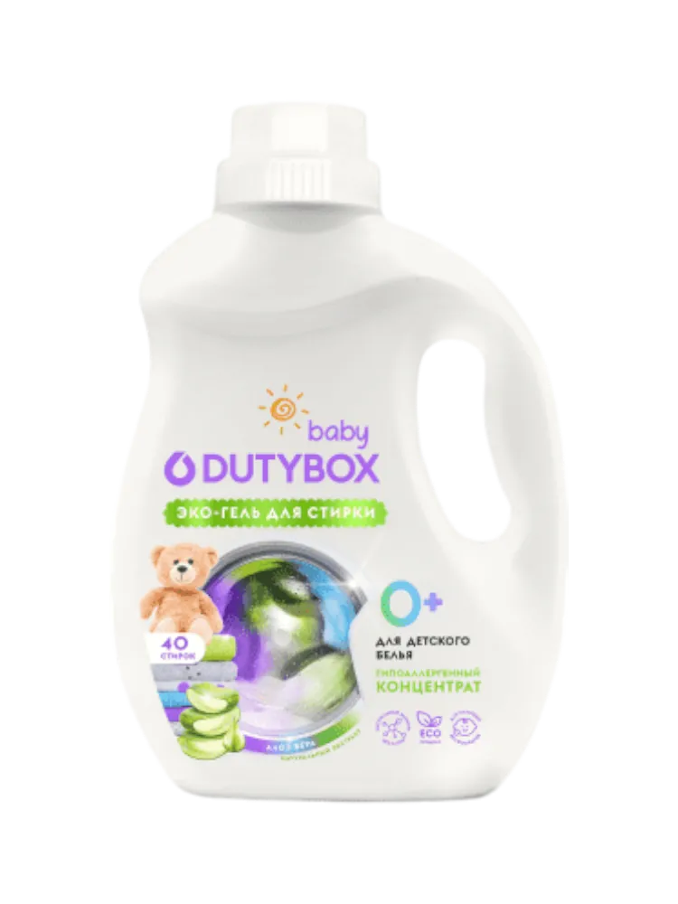 ГЕЛЬ Д/СТИРКИ DUTYBOX ДЕТСКИЙ АЛОЭ ВЕРА КОНЦЕНТРАТ 1Л
