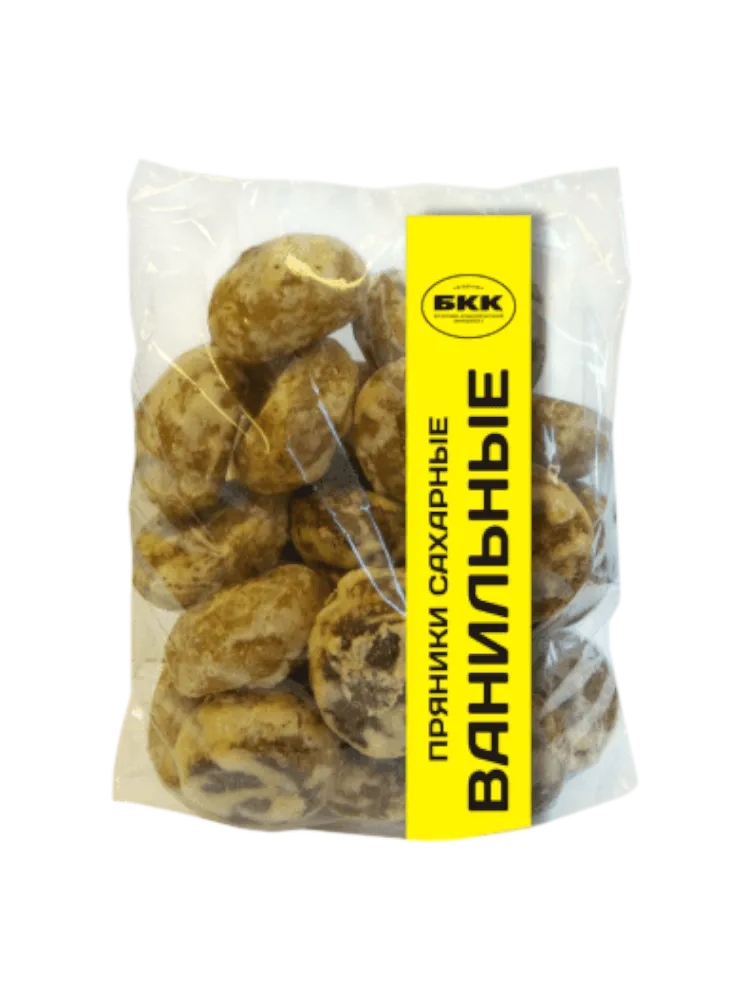 БК ПРЯНИКИ 0.5КГ САХАРНЫЕ ВАНИЛЬНЫЕ