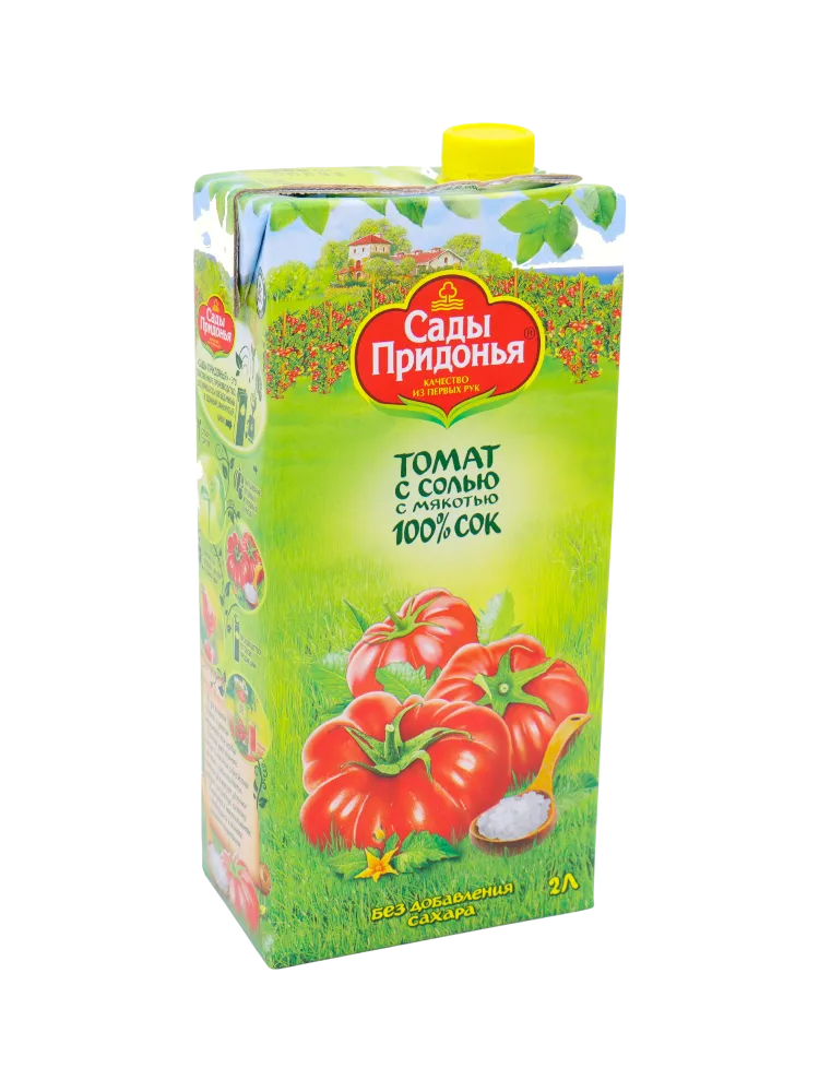СОК САДЫ ПРИДОНЬЯ 2Л ТОМАТНЫЙ С СОЛЬЮ