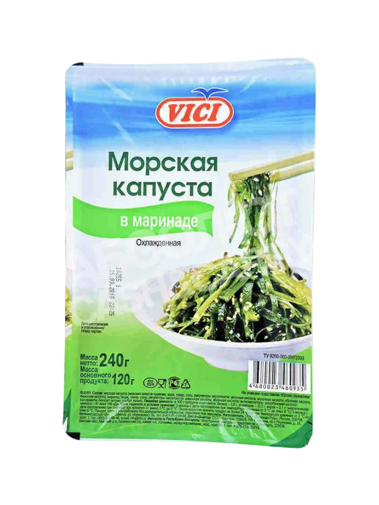 КАПУСТА МОРСКАЯ VICI 240Г В МАРИНАДЕ