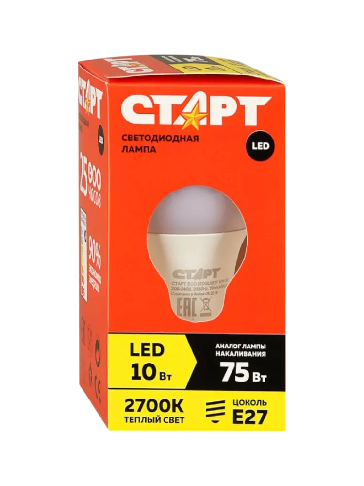 ЛАМПА СТАРТ LED E27 20W ТЕПЛЫЙ - фото 1