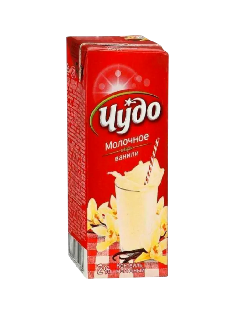 КОКТЕЙЛЬ МОЛ ЧУДО 0.95Л 2% ВАНИЛЬ