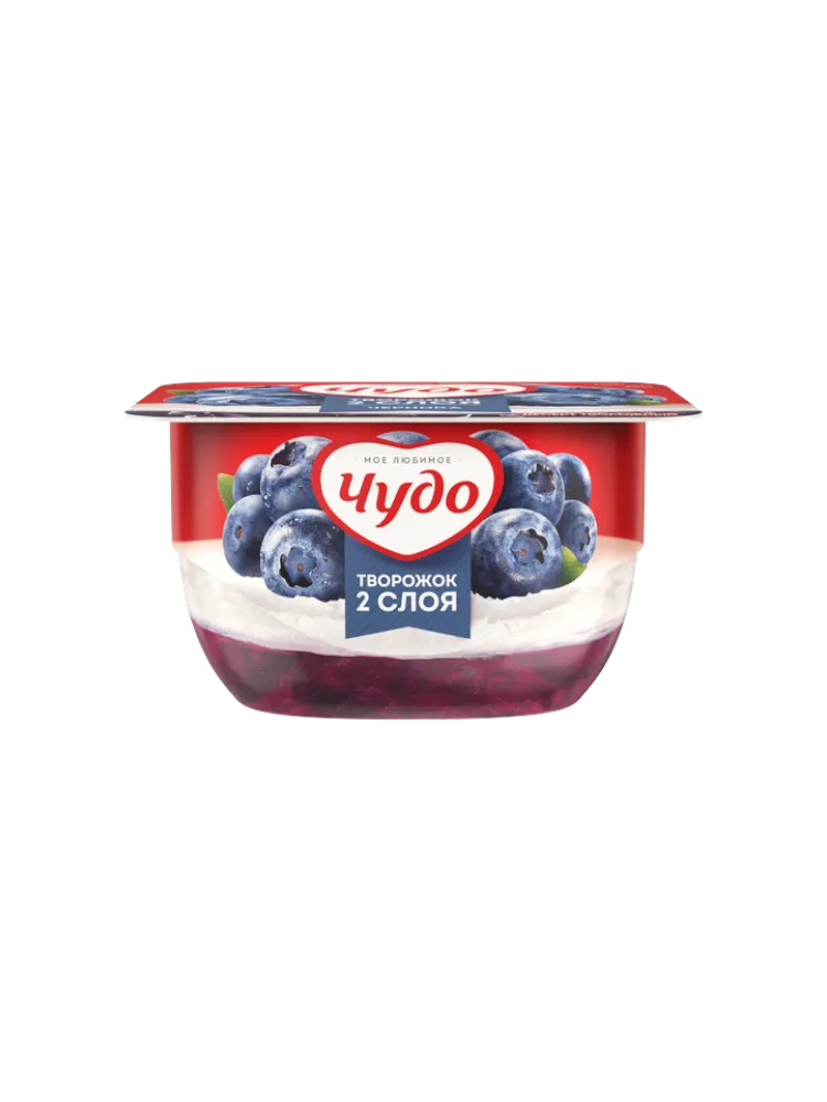 ТВОРОЖОК ЧУДО 100Г 4.2% ЧЕРНИКА