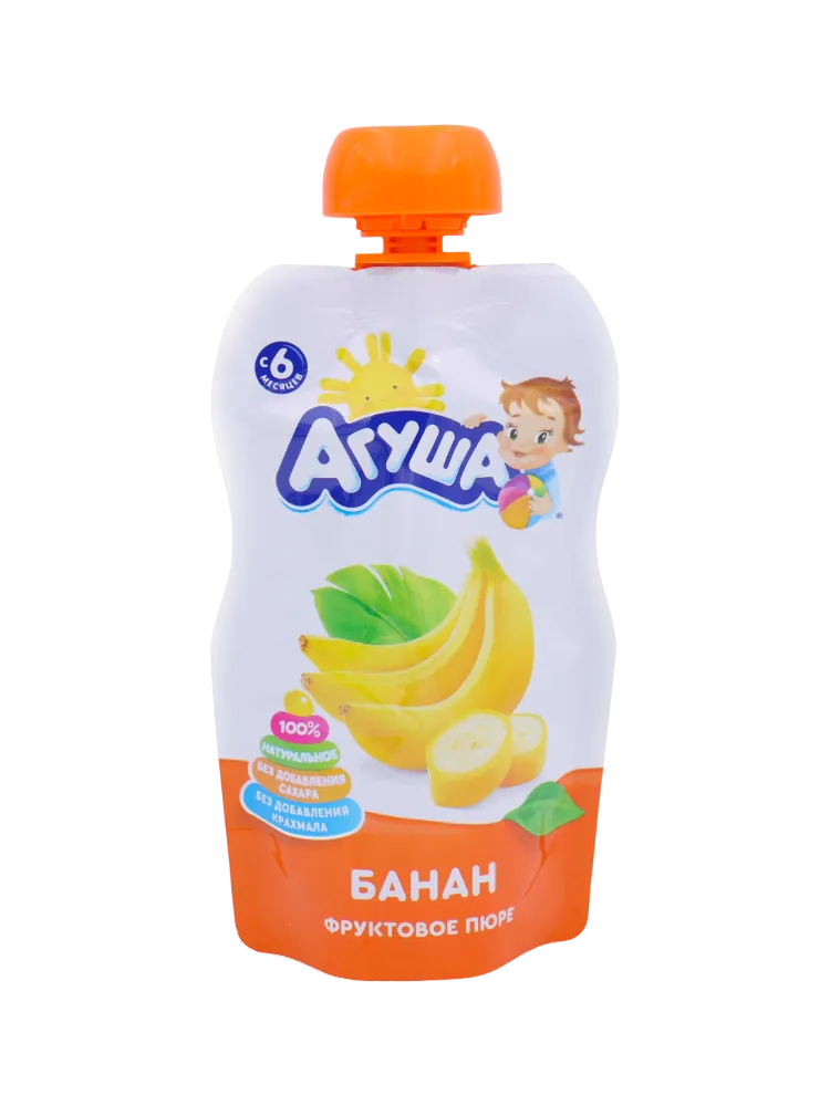 ПЮРЕ АГУША 90Г БАНАН Д/П
